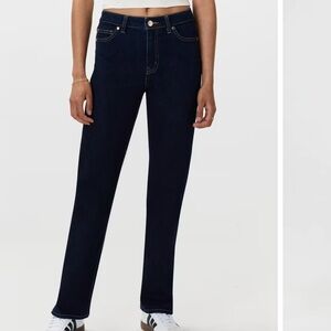 Quince Bella Stretch Straight Leg Jeans Dark Rinse 29 (Length 30)